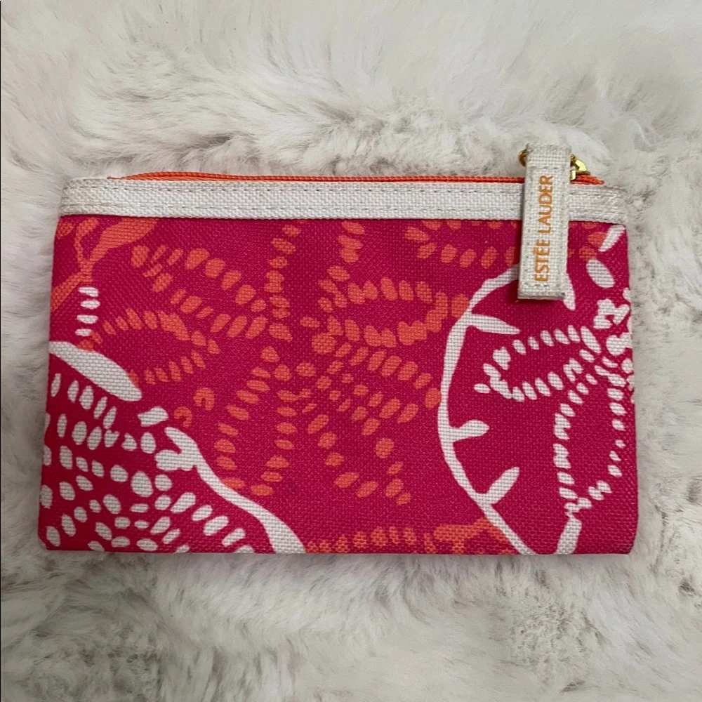 Lilly Pulitzer for Estée Lauder Beachy Seashell Canvas Tote Bag-14x17x4”